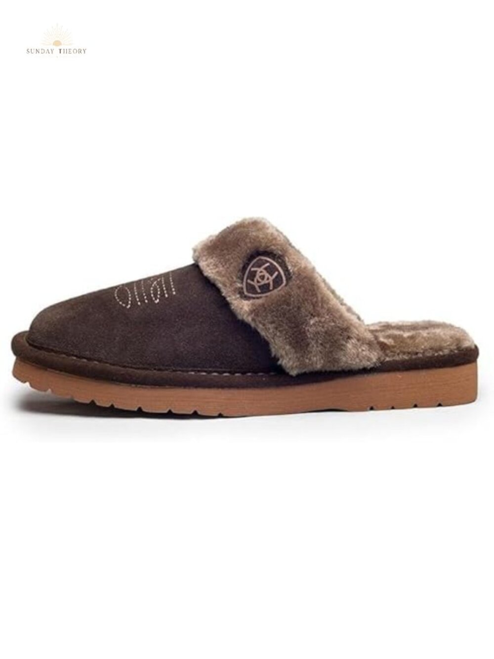Genuine Suede Western Mocc with Rubber Sole